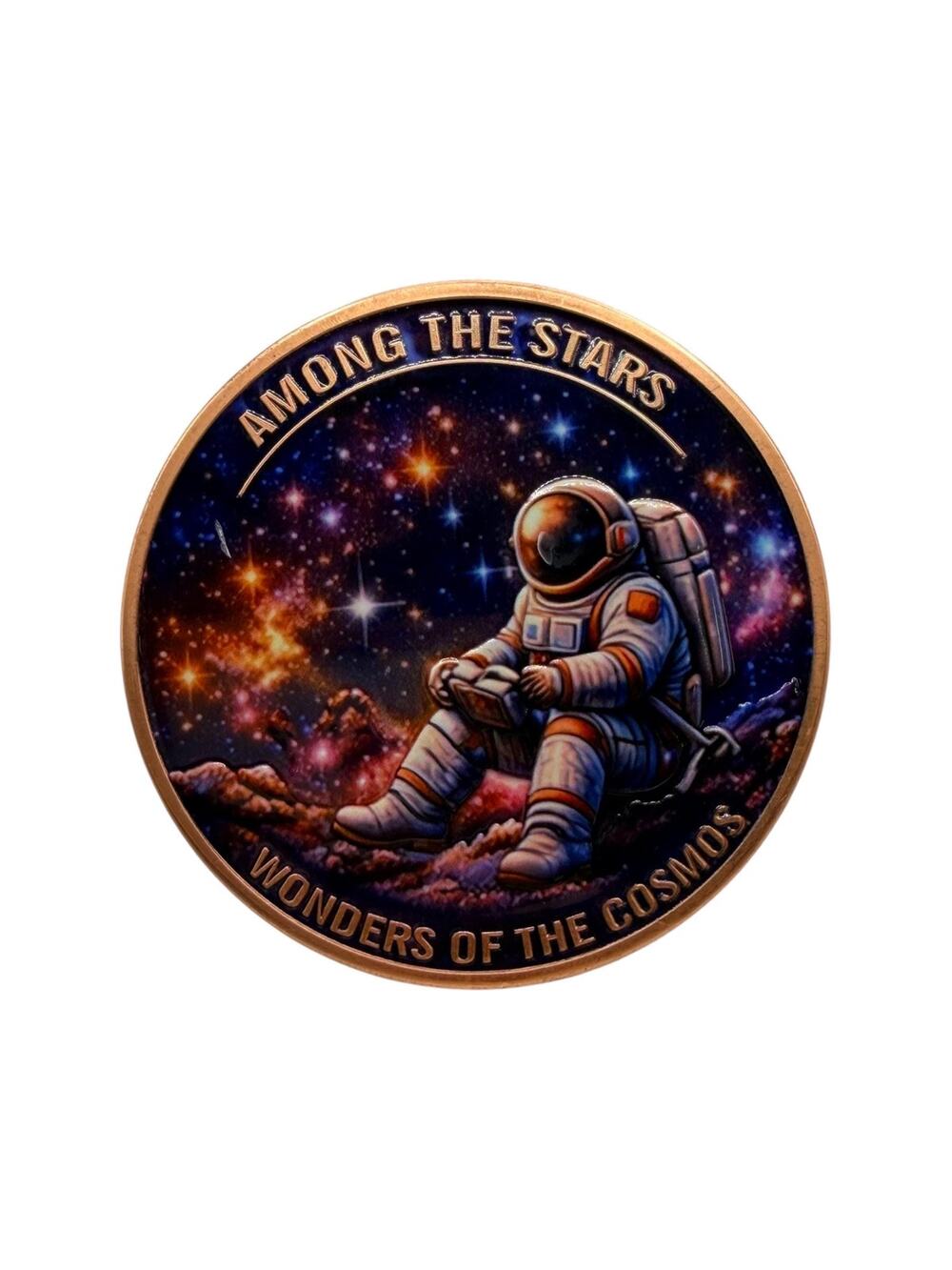 5oz .999 Fine High Relief Copper Round | Space Exploration Astronaut